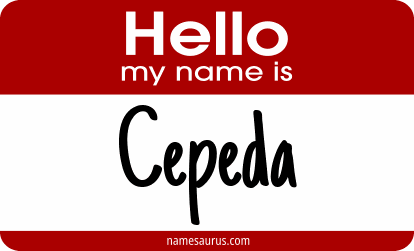 Hello my name is Cepeda png download