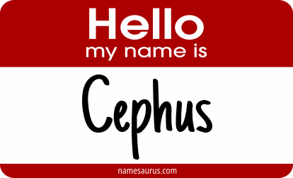 Hello my name is Cephus png download