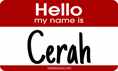 Hello my name is Cerah png download