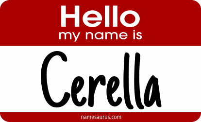 Hello my name is Cerella png download
