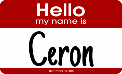 Hello my name is Ceron png download