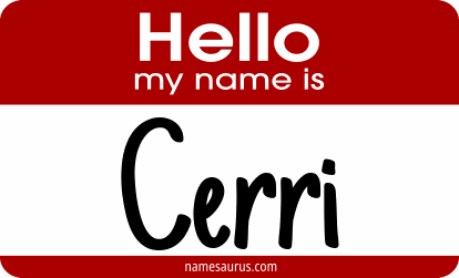 Hello my name is Cerri png download