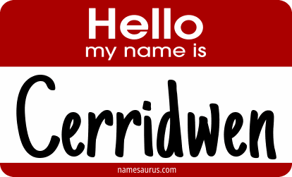 Hello my name is Cerridwen png download
