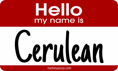 Hello my name is Cerulean png download
