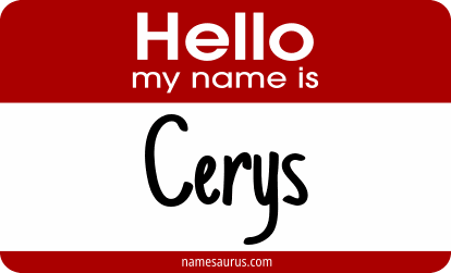 Hello my name is Cerys png download