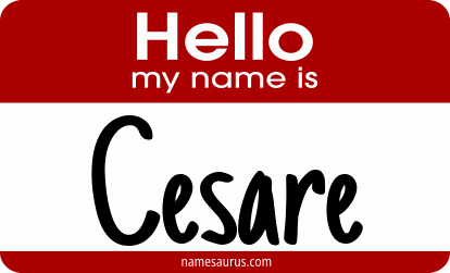 Hello my name is Cesare png download