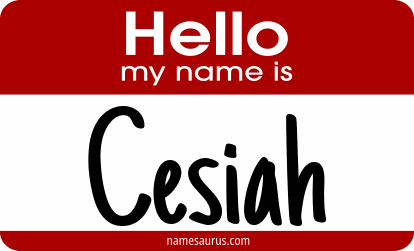 Hello my name is Cesiah png download