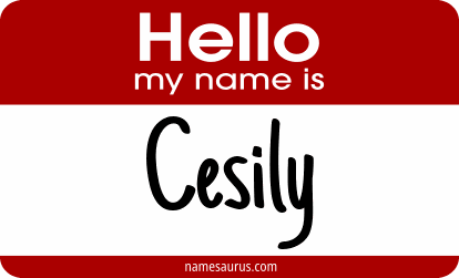 Hello my name is Cesily png download