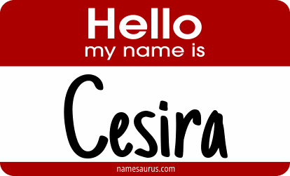 Hello my name is Cesira png download