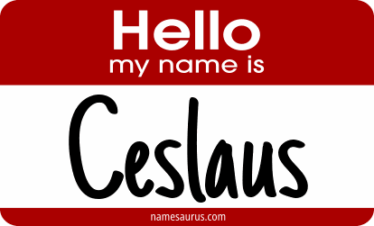 Hello my name is Ceslaus png download
