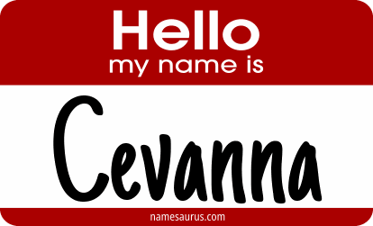 Hello my name is Cevanna png download
