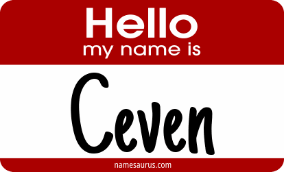 Hello my name is Ceven png download