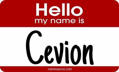 Hello my name is Cevion png download