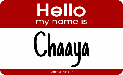 Hello my name is Chaaya png download