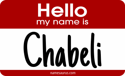 Hello my name is Chabeli png download