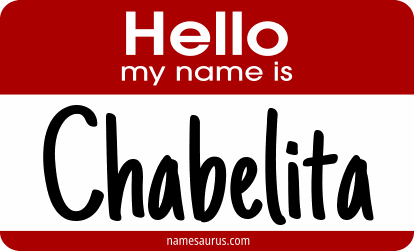 Hello my name is Chabelita png download