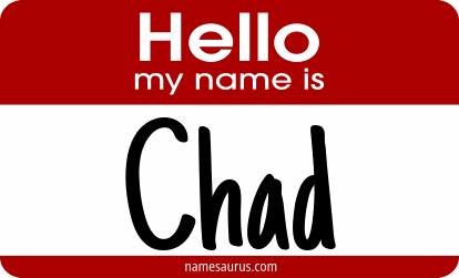Hello my name is Chad png download