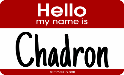 Hello my name is Chadron png download