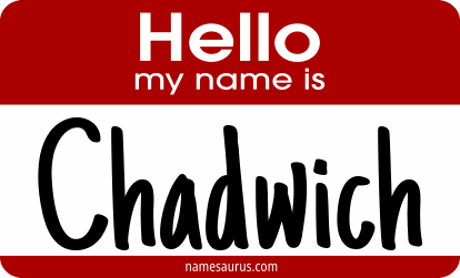 Hello my name is Chadwich png download