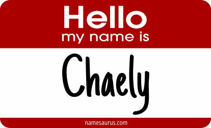 Hello my name is Chaely png download