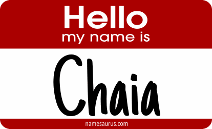 Hello my name is Chaia png download