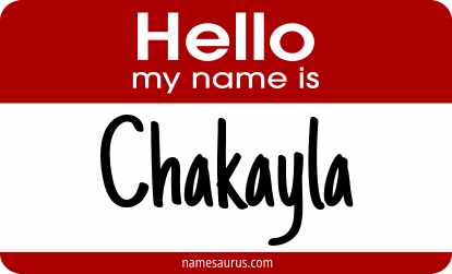 Hello my name is Chakayla png download
