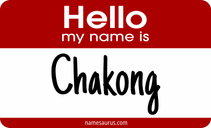 Hello my name is Chakong png download