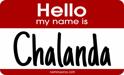 Hello my name is Chalanda png download