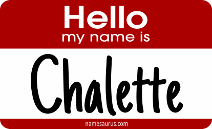 Hello my name is Chalette png download