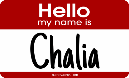 Hello my name is Chalia png download