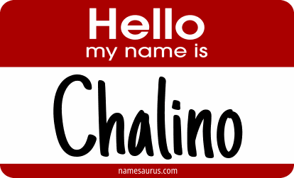 Hello my name is Chalino png download