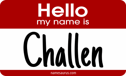 Hello my name is Challen png download
