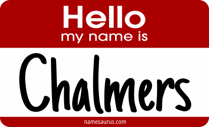 Hello my name is Chalmers png download