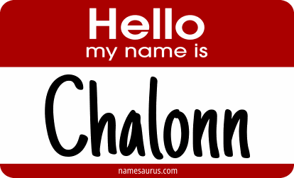 Hello my name is Chalonn png download