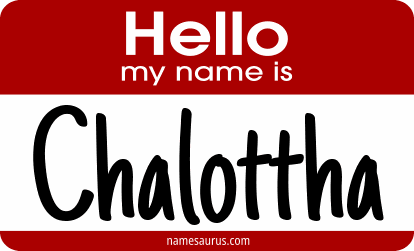 Hello my name is Chalottha png download