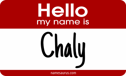 Hello my name is Chaly png download