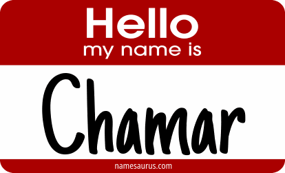Hello my name is Chamar png download