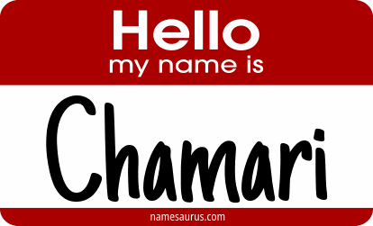 Hello my name is Chamari png download