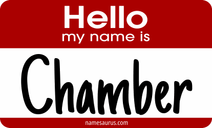 Hello my name is Chamber png download