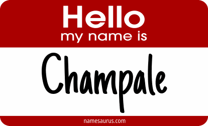 Hello my name is Champale png download