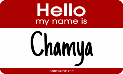 Hello my name is Chamya png download