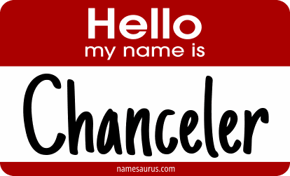 Hello my name is Chanceler png download