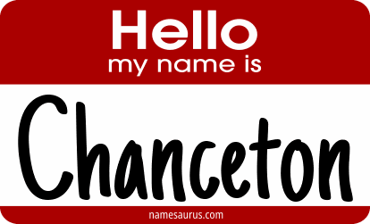 Hello my name is Chanceton png download