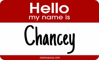 Hello my name is Chancey png download