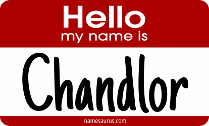 Hello my name is Chandlor png download
