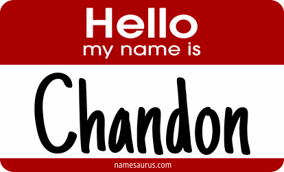 Hello my name is Chandon png download