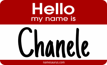 Hello my name is Chanele png download