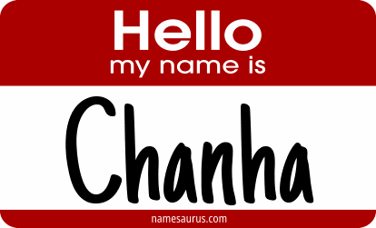 Hello my name is Chanha png download
