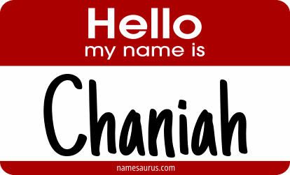 Hello my name is Chaniah png download