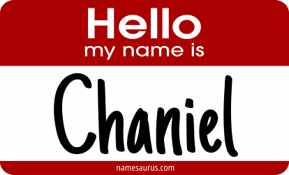 Hello my name is Chaniel png download